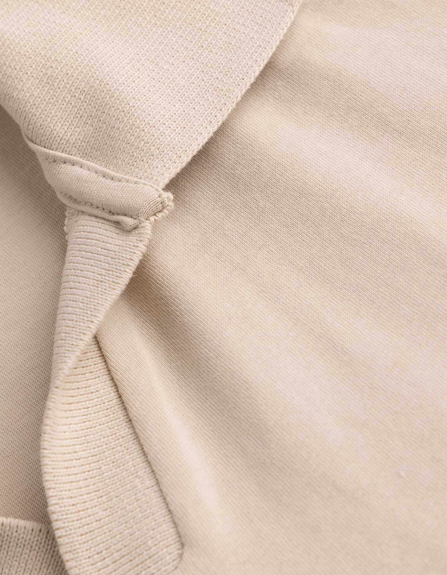 Poloshirt - Frontprint - beige