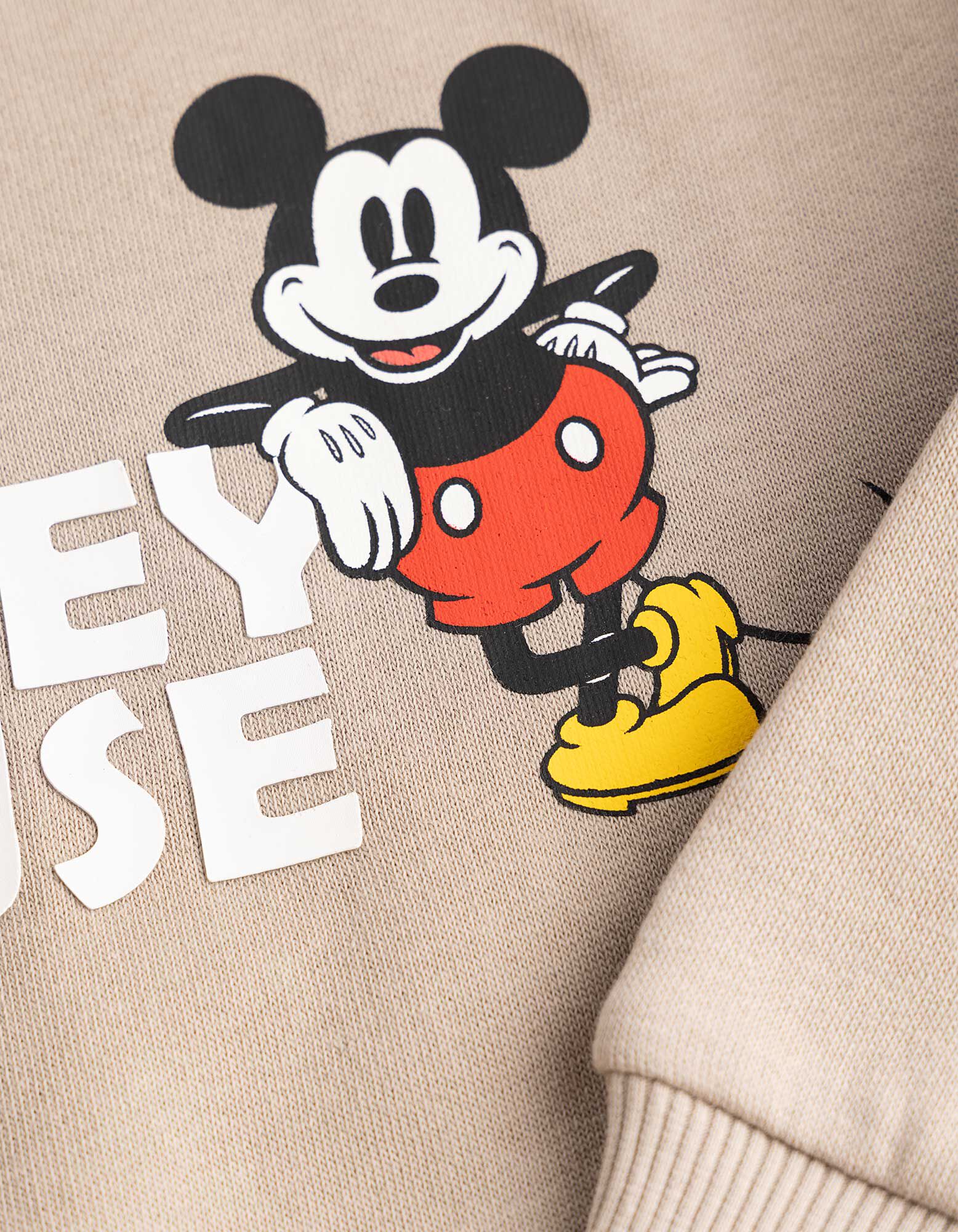 Sweatshirt - Katoen - Beige