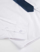 Overhemd - Stropdas - wit