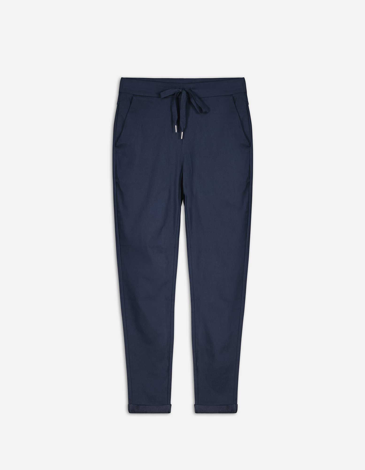 希少になる Pantaloni da jogging - LENZING™ ECOVERO™ - blu scuro - Takko モンステラ・ポトス