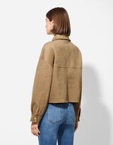 Jakna košulja - Imitacija antilopa - bez