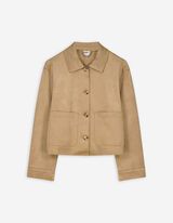 Blazer - Wildlederimitat - hellbraun