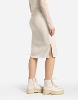 Midisukňa - &Uacute;plet - bezova