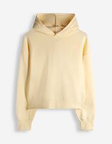 Hoodie - einfarbig - gelb