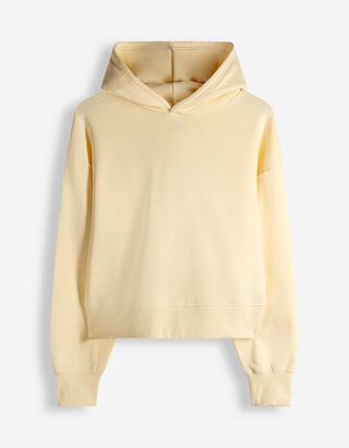 Hoodie - Effen - geel