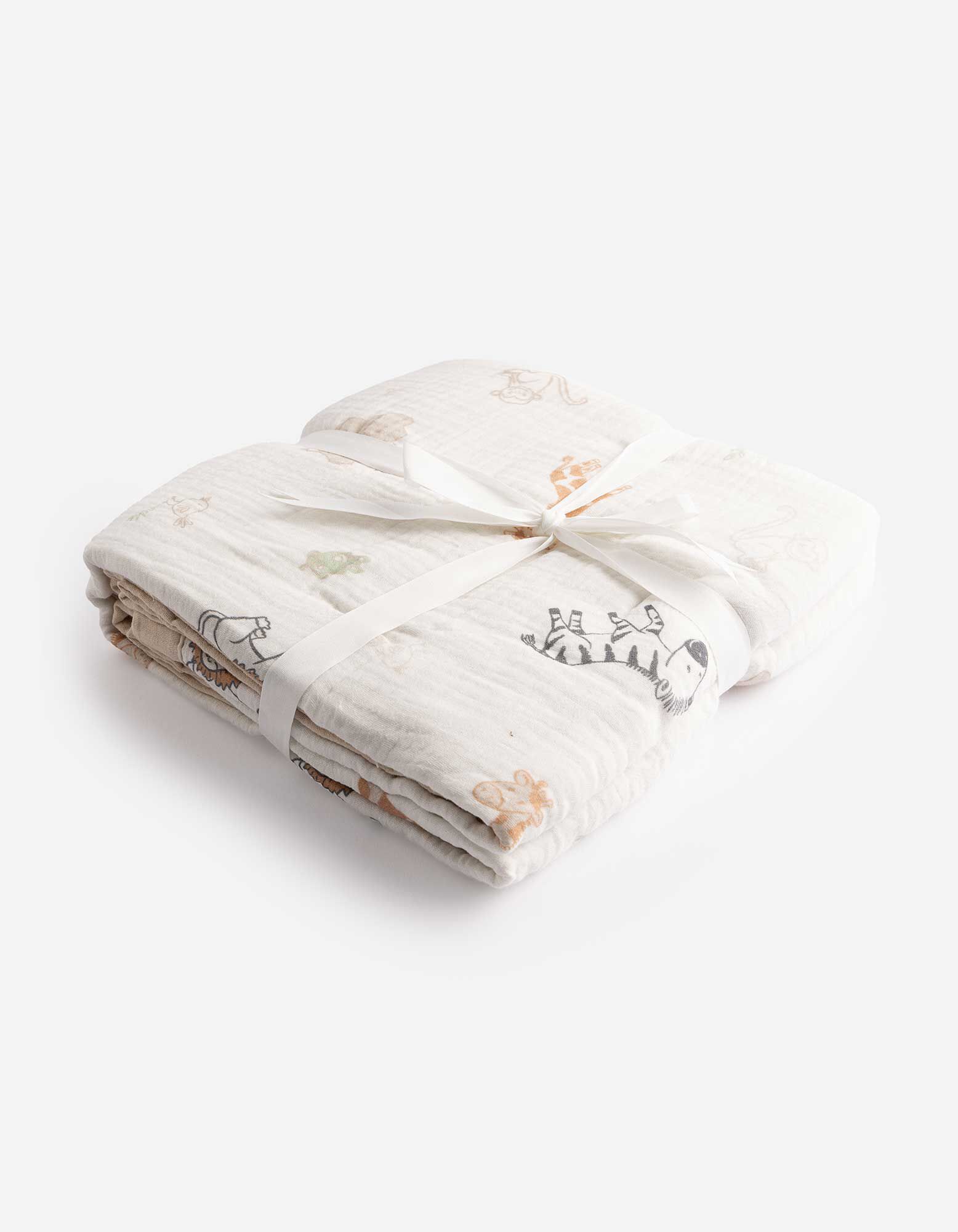 Couverture - Mousseline - blanc