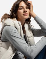 Gilet lungo - Pelliccia sintetica - beige