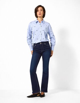 Jeans - Bootcut Fit - Dunkelblau