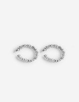 Náušnice - stribrny