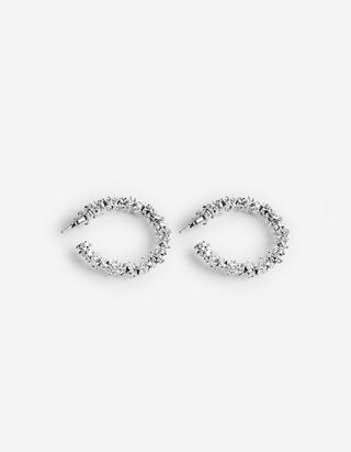 Náušnice - stribrny