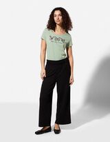 T-Shirt - Print - Petrol