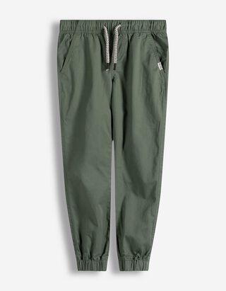 Pantaloni da jogging - Tasche applicate - verde scuro