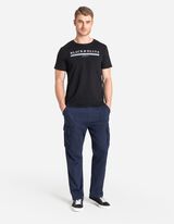 Pantaloni cargo - Amestec de bumbac - Albastru inchis