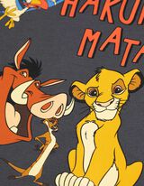 długa koszulka - Król Lew - ciemny szary