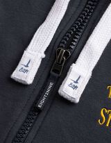 Sweatjacke - Print - schwarz