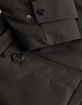 Outdoorjacke - Windabweisend - Schwarz