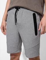 Shorts - einfarbig - grau