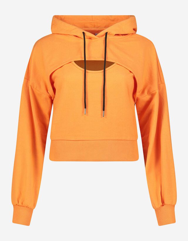 Damen Set aus Crop Top und Cropped Hoodie - 2er-Pack 