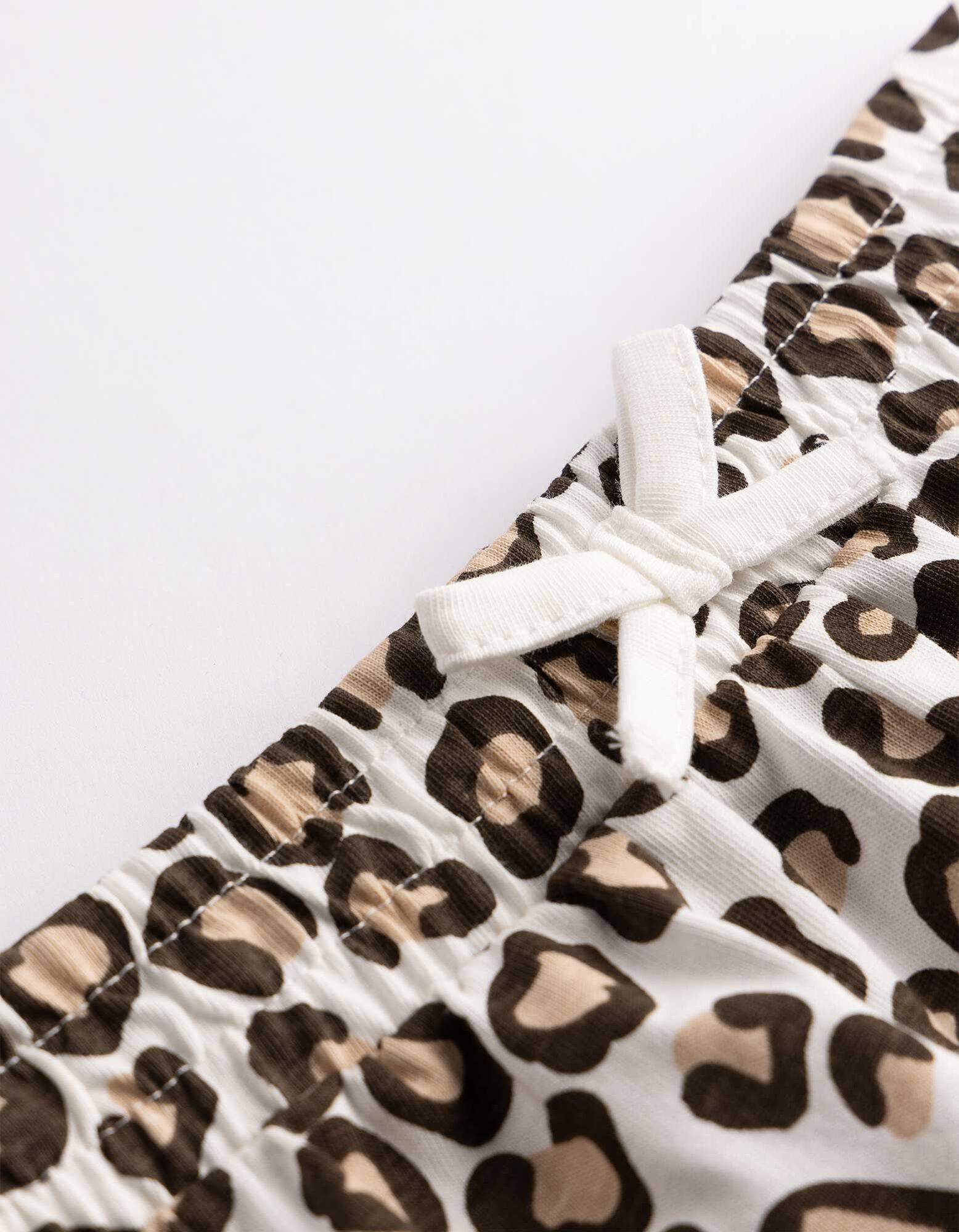 Shorts - Allover-Print - Off-White