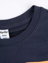 Majica kratkih rukava - Print - tamno-plava