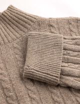 Pullover - Rollkragen - Beige