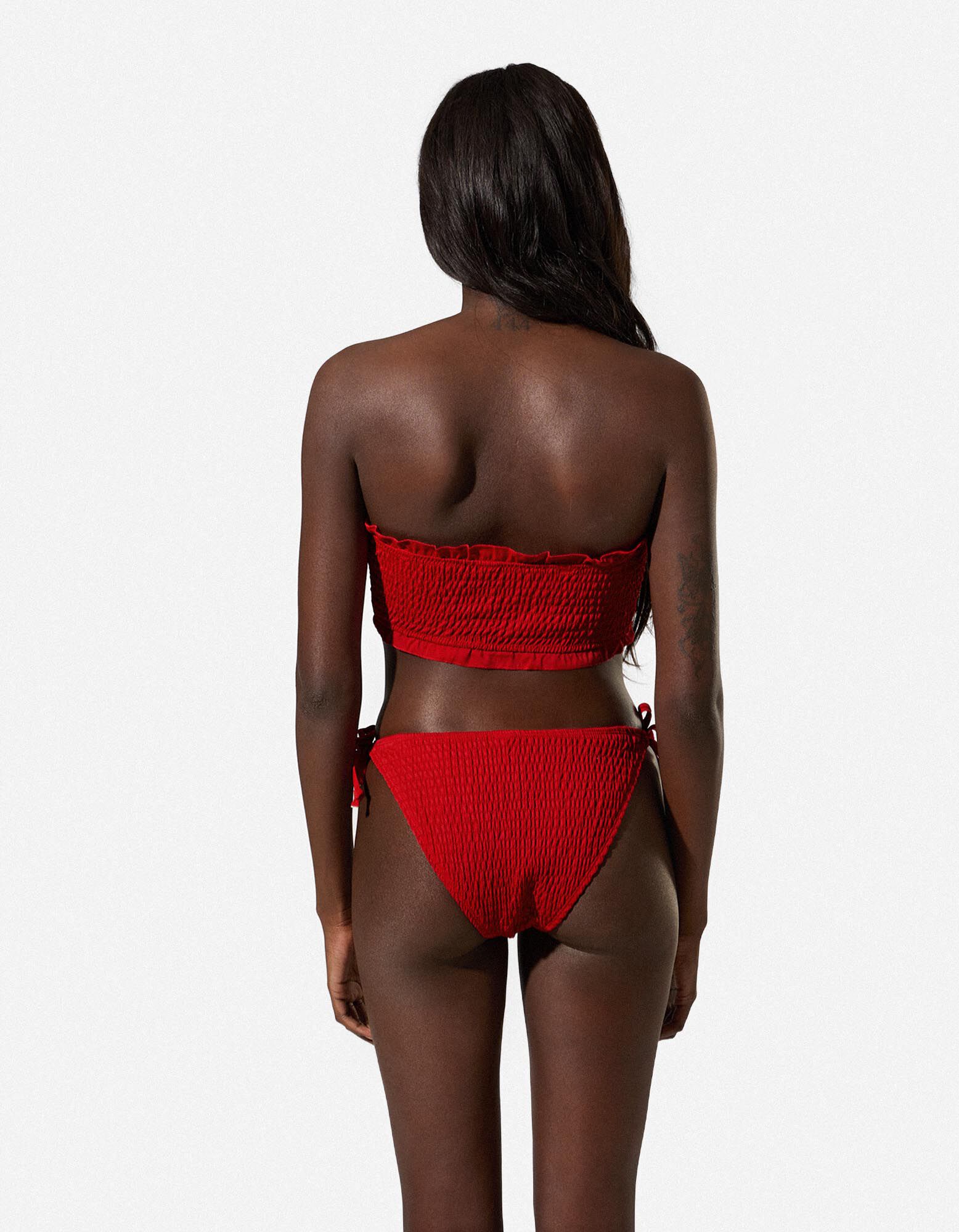 Bikinitop - einfarbig - Rot