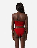 Bikinitop - einfarbig - Rot