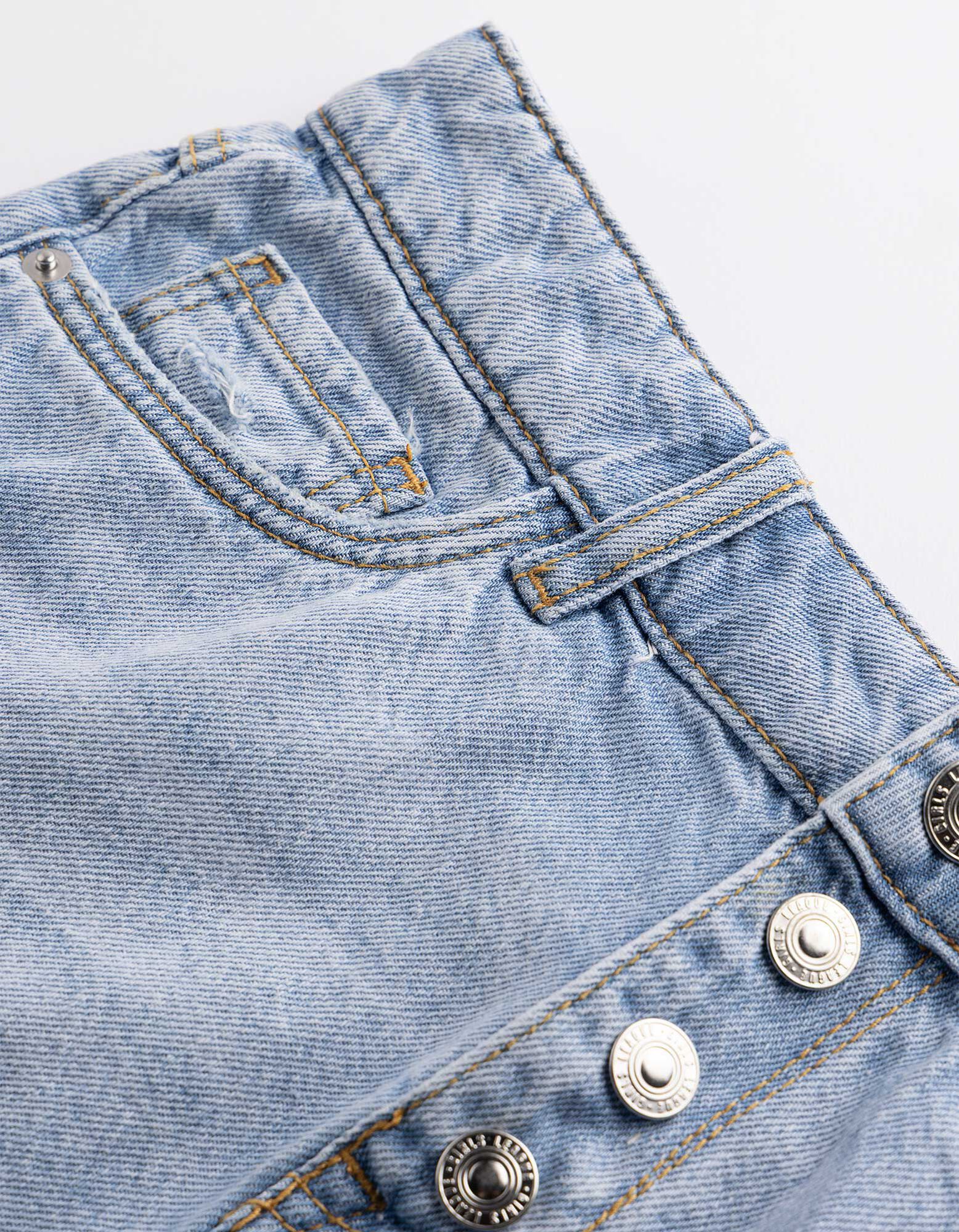 Jeansshorts - Kurz - blau