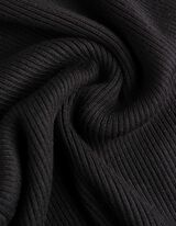 Pletena haljina - Me&scaron;avina viskoze - crno