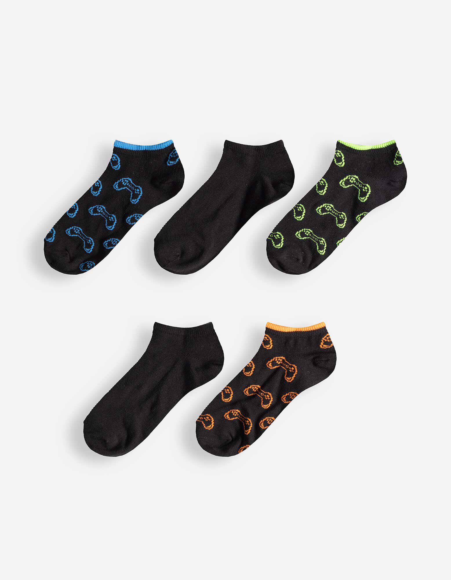 Sneakersocken - 5er-Pack