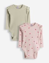 Romper lange mouw - set van 2