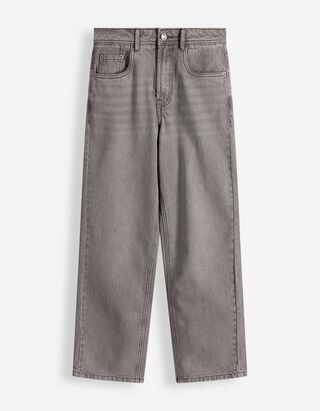 Jeans - Loose Fit - grau