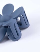 Haarklammer - einfarbig - blau