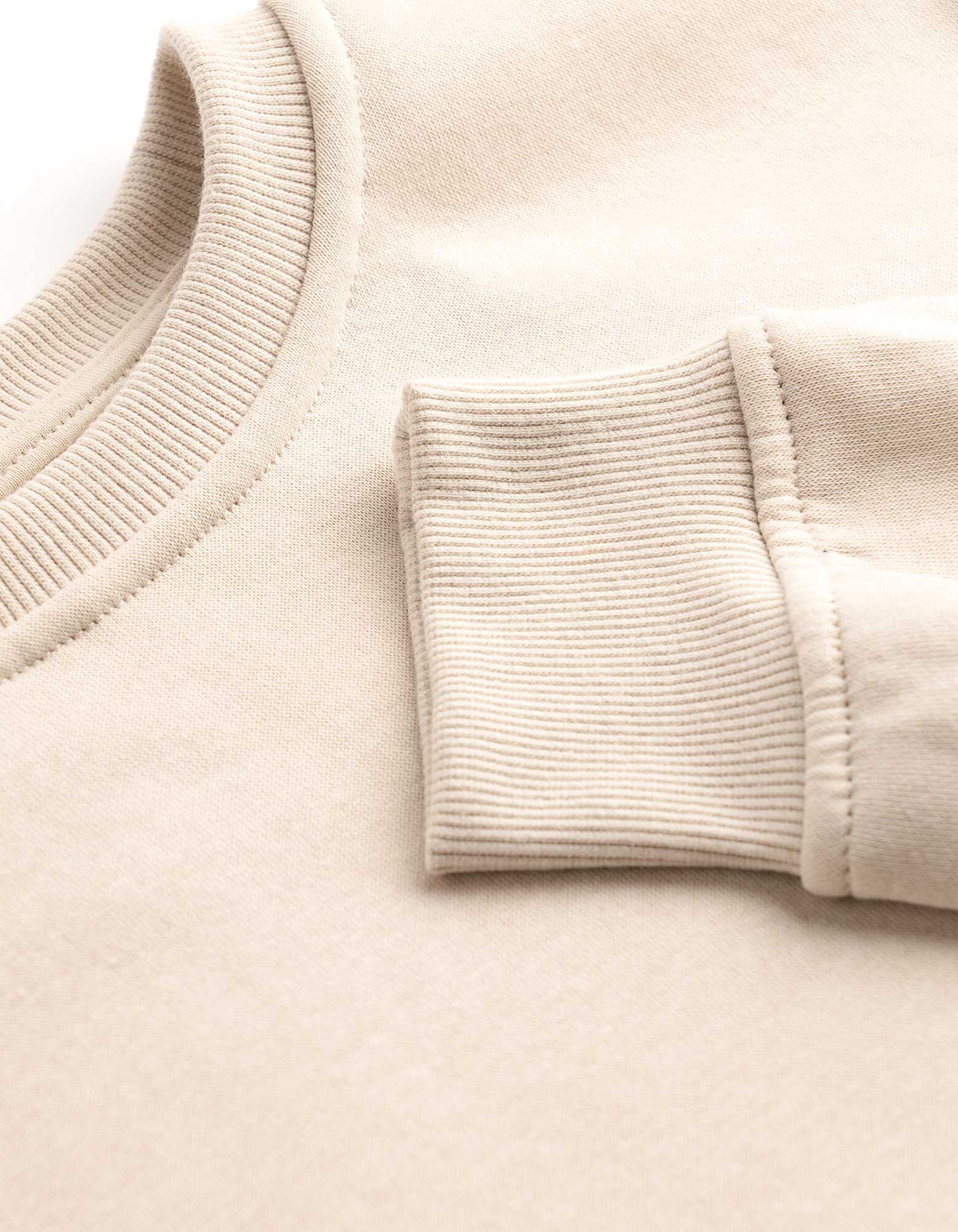 Sweat-shirt - Relax Fit - beige