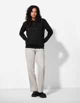 Pulover s kapuco - Kapuca - crna