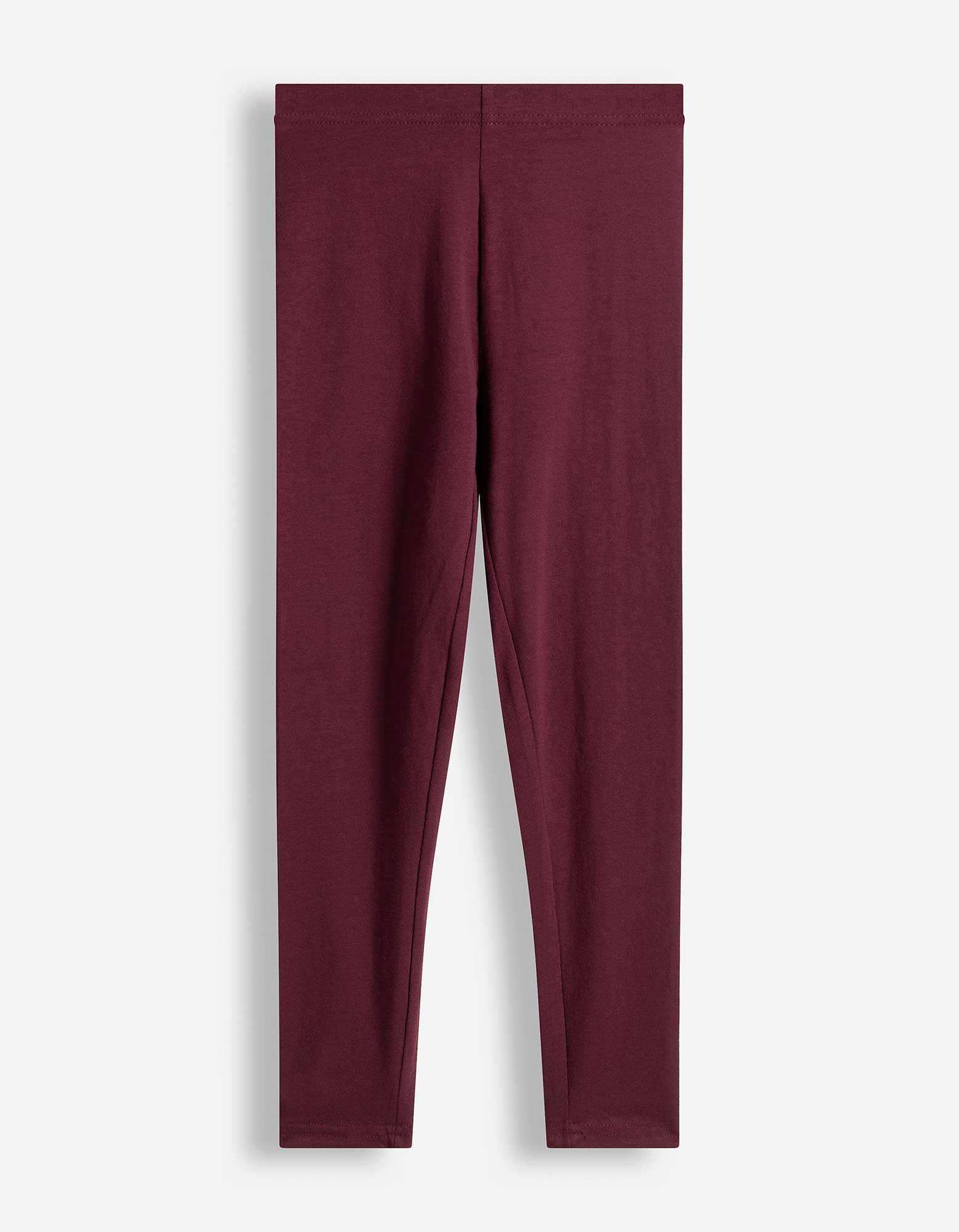 Leggings - einfarbig - Dunkelrot