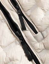 Jacke - Stehkragen - beige