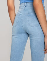 Kapri hlače - Vsebnost streča - svetlo modra