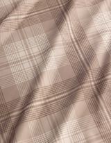T-Shirt - Karomuster - Braun