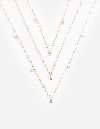 Kette - 3er-Pack - goldfarben