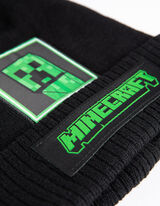 Set cappello, sciarpa e guanti - Minecraft - nero