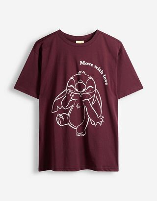 T-Shirt - Lilo & Stitch - Lila
