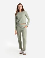 Hlače - Plisiranje - turkizna