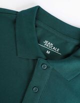 Polo marškinėliai - Užsegama sagomis - tamsiai zalias