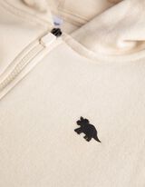 Tepláková bunda - Jednofarebný - bezova