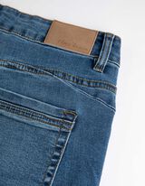 Džínsy - Girlfriend Fit - modra