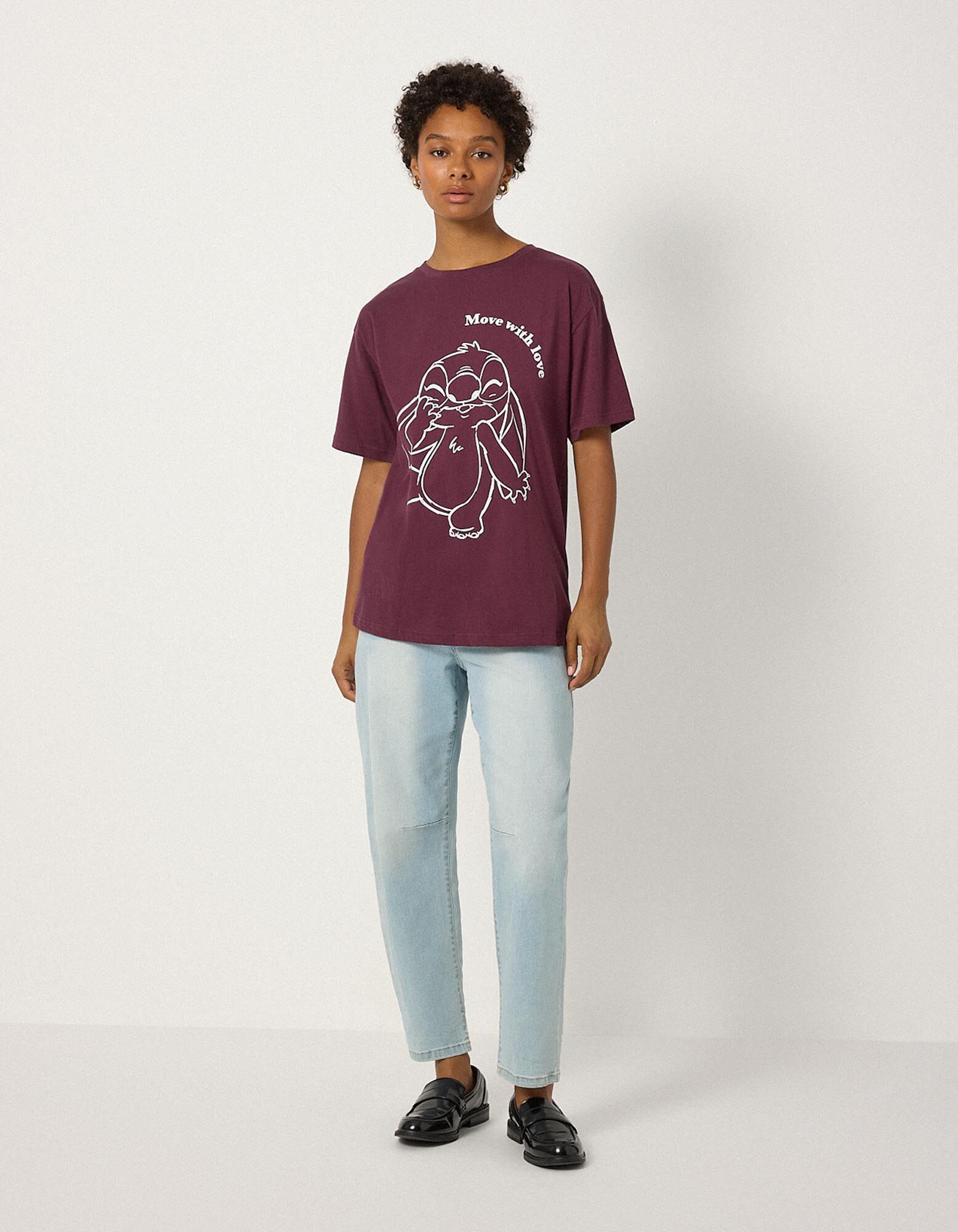 T-Shirt - Lilo & Stitch - Lila