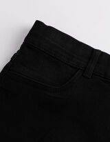 Jeggings - G&uuml;rtelschlaufen - Schwarz