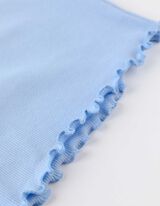 T-shirt - A costine - celeste