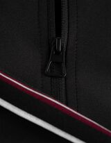 Felpa aperta - Strisce laterali - nero